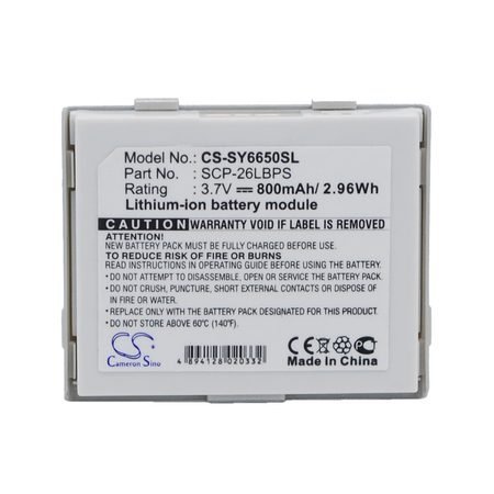 ILC Replacement for Cameron Sino 4894128020332 Battery 4894128020332